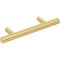 Elements 3" Center-to-Center Brushed Gold Naples Cabinet Bar Pull 136BG - alternate 4
